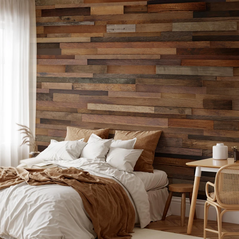 AG Design Wood, non-woven universal photomurals for the living room, hallway, bedroom, kitchen, summerhouse, 360 x 270 cm.