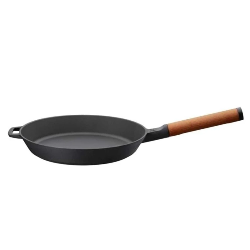 Fiskars 1026571 Norden Cast Iron Frying Pan, 28 cm, Standard - Image 1