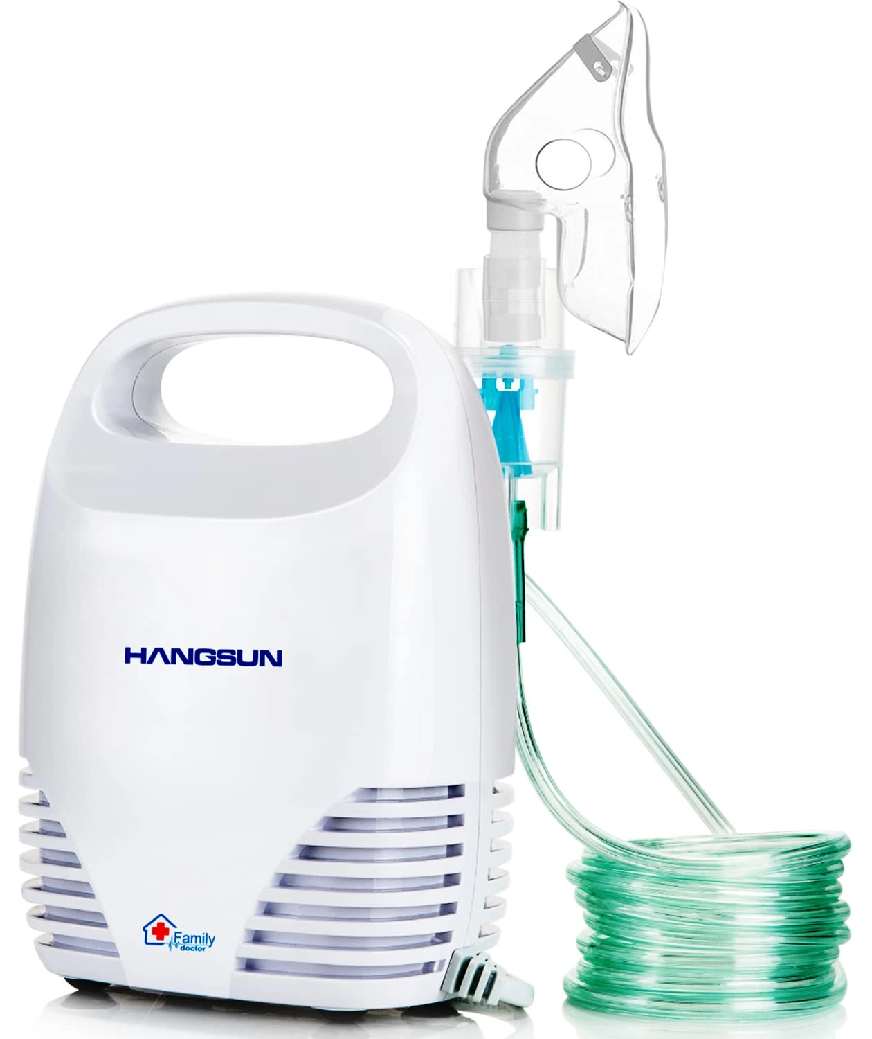 Hangsun Nebuliser Machine for Adults and Kids Compact Compressor System Vaporizer Mist Steam Inhaler CN560 Portable and Silent for Home Use