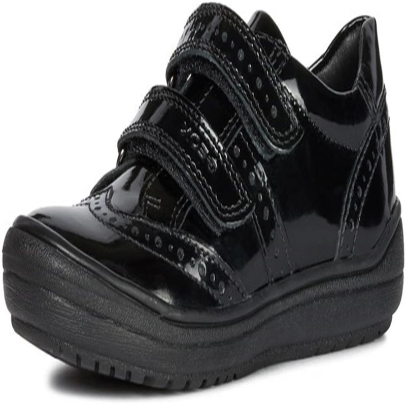 Geox Girl J Hadriel Girl G Shoes, black, UK 10 (child) EU 28