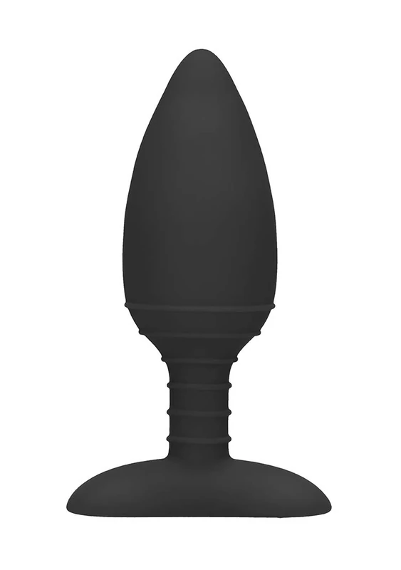 Shots Heating Anal Butt Plug - Glow - Black