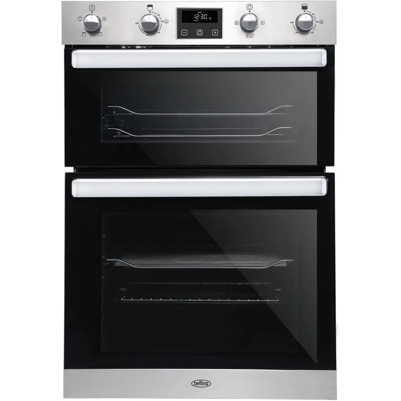 Belling BI902FP Built-In Double Oven - Steel, Fan Convection