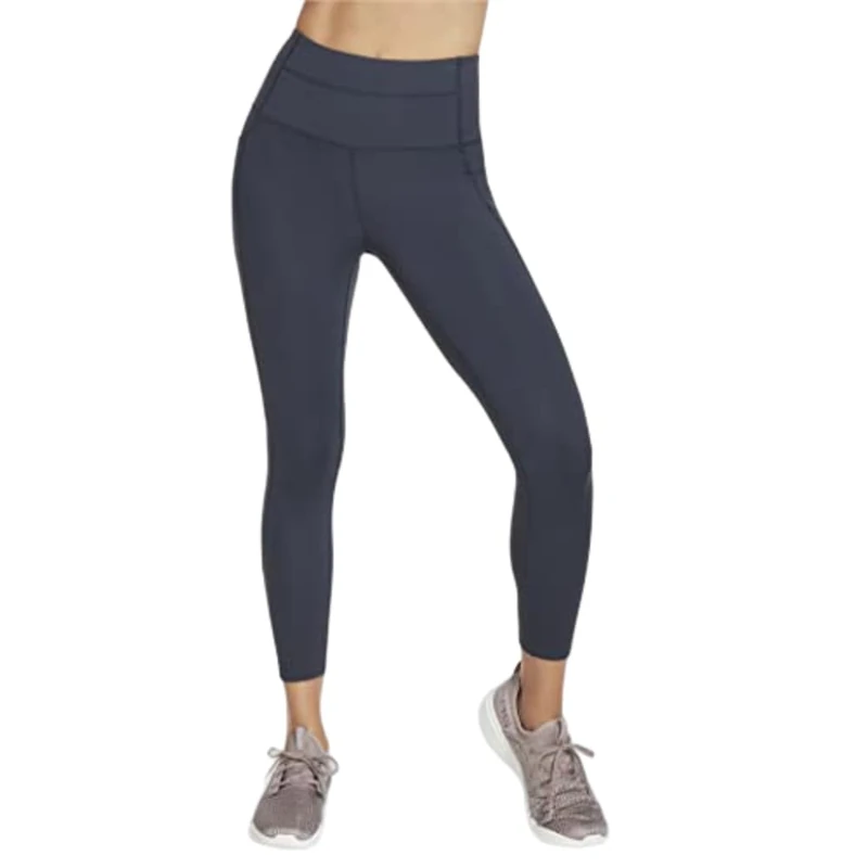 Skechers Women's GO WALK HW 7/8 Legging, Blue, S