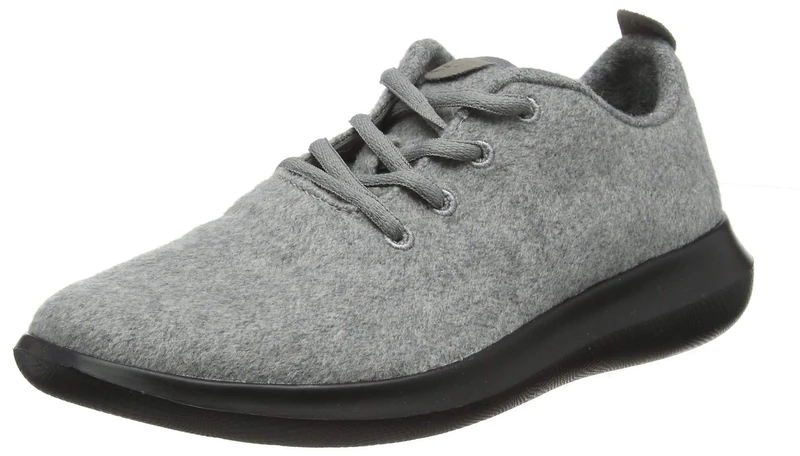 chung shi Women's Duflerino Wool Lace Sneaker, Anthrazit, 41 EU