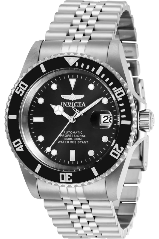 Invicta Pro Diver 29178 Men's Watch - Waterproof - Analogue - Automatic Movement - stainless steel with Black dial - 42mm