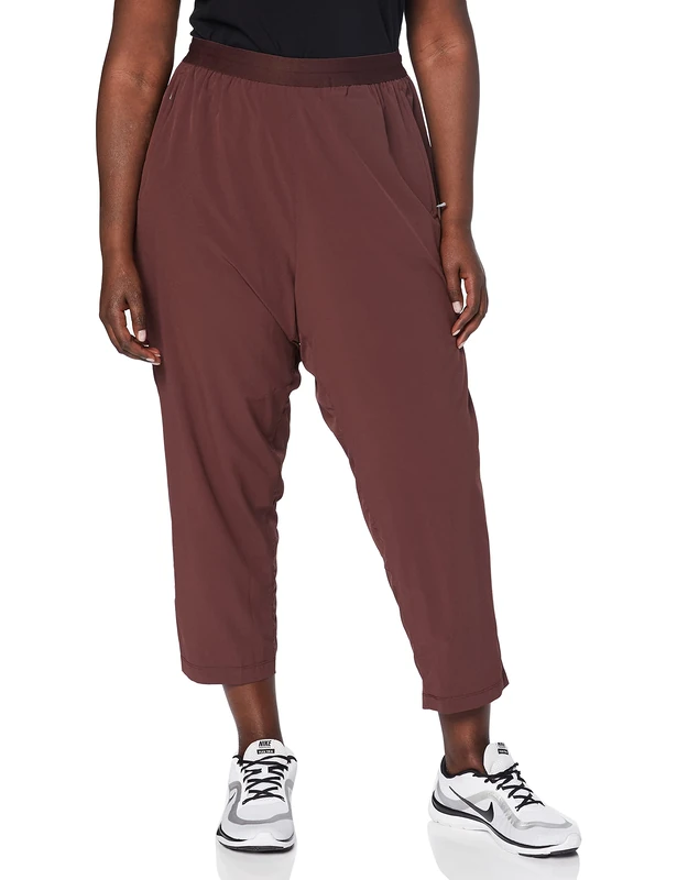 Nike Women W NK ESSNTL 7_8 PLUS Pants - El Dorado/Reflective, Size 2X