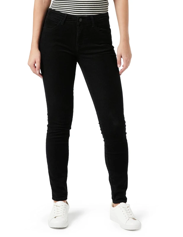 Wrangler Women's Skinny Corduroy Trouser, Black (Black 100), W32 (Manufacturer size: 25/32) - Image 1