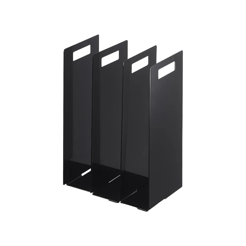 Yamazaki Home Tower Black Interlocking Towel Organizer (Set of 2)