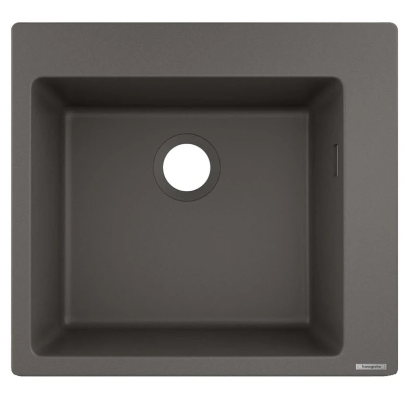 hansgrohe 43312290 S510-F450 Built-in Sink 450, stonegrey Kitchen, Stone Grey, 60 cm