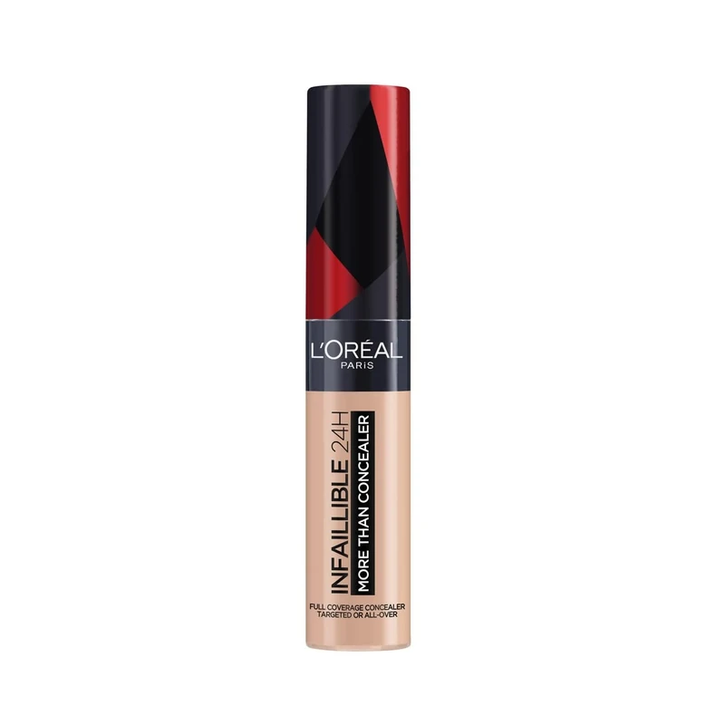 L'Oréal Paris Concealer, Full Coverage Makeup for Face, Infallible More Than Concealer, Natural Matte Finish, Up to 24 Hour Wear, for Dark Circles, Blemishes, Uneven Skin Tone, Shade 322 Ivory