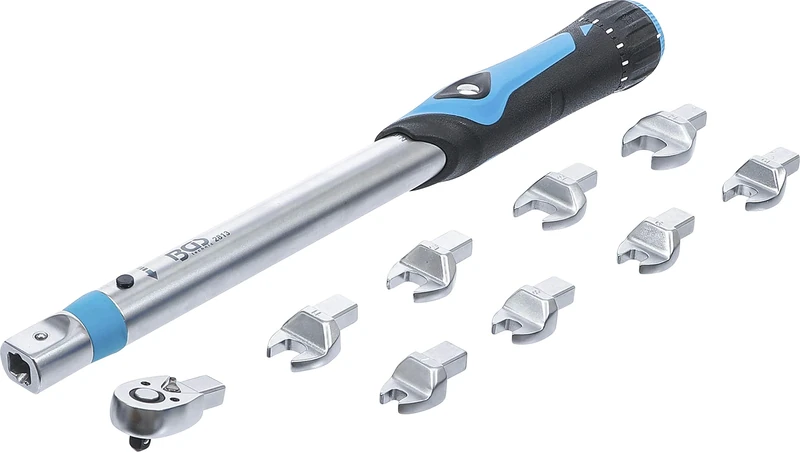 BGS 2813 | Torque Wrench Set | 6.3 mm (1/4") | 10 - 50 Nm | 10 pcs.