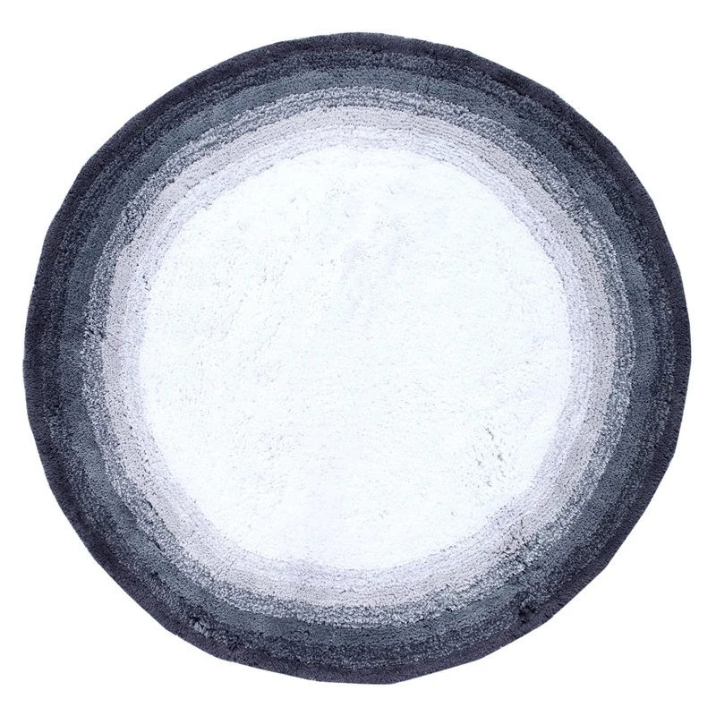Better Trends 100% Cotton in Vibrant Colors, Grey, 30 Inches Round