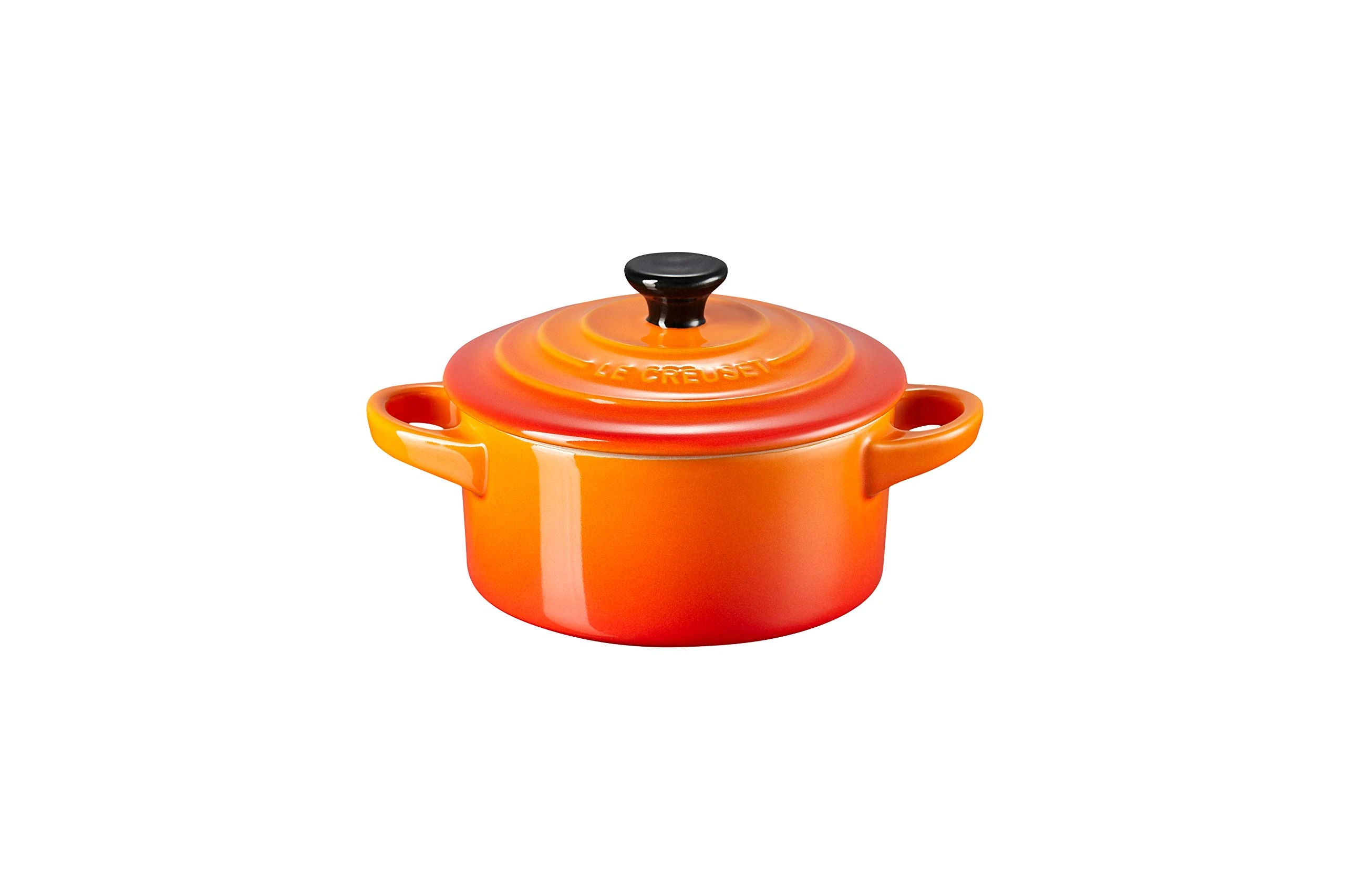 LE CREUSET Stoneware Petite Round Casserole, 0.25 L, Volcanic, 71901100900100