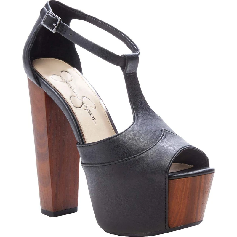 Jessica Simpson Women's Dany Platform, Black, 4 UK