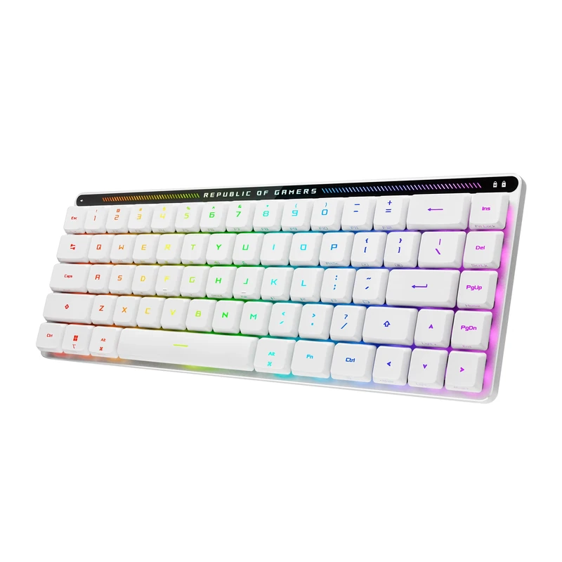 ASUS ROG Falchion RX Low Profile Wireless Mechanical Keyboard, Moonlight White - Italian Layout