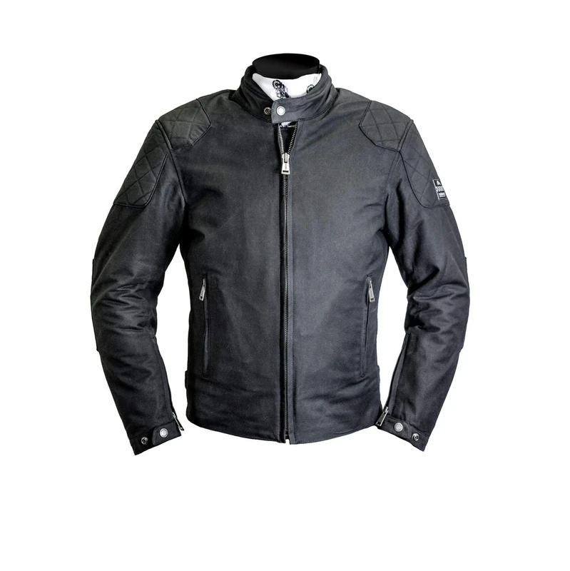 Helstons Motorcycle jackets Compass Fabric Poly-coton Black, Black, L