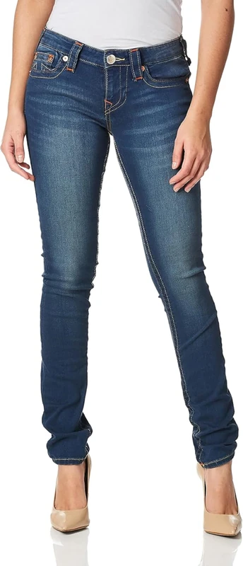 True Religion Women's Stella Low Rise Skinny Jeans, Dreamcatcher, 38S