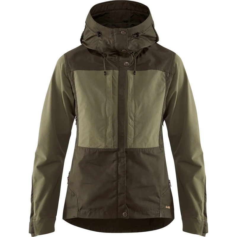 Fjallraven Keb Jacket W Sport Jacket - Deep Forest-Laurel Green, S