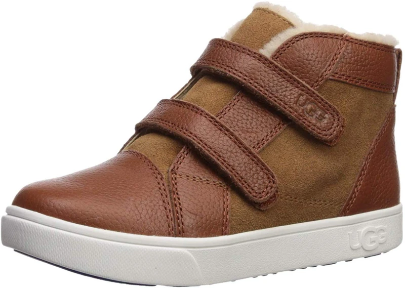 UGG Unisex Kids Rennon Ii Sneaker, Chestnut, 7 UK Child