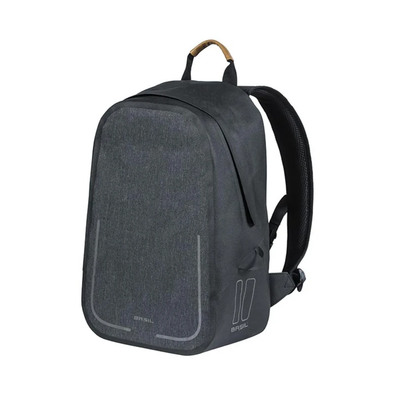 Basil Urban Dry Backpack, Charcoal Melee, 18 Litre