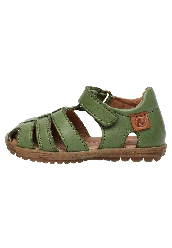 Naturino See-Leather Fisherman Sandals Green 33