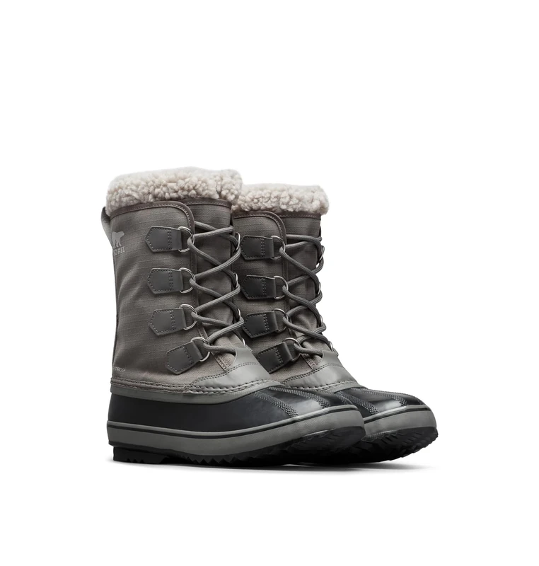 Sorel 1964 PAC NYLON WATERPROOF Men's Snow Boots, Grey (Quarry x Dove), 8 UK