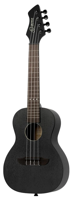 Ortega Guitars Concert Ukulele Acoustic – Horizon Series – Okoume, Black (RUHZ-SBK)