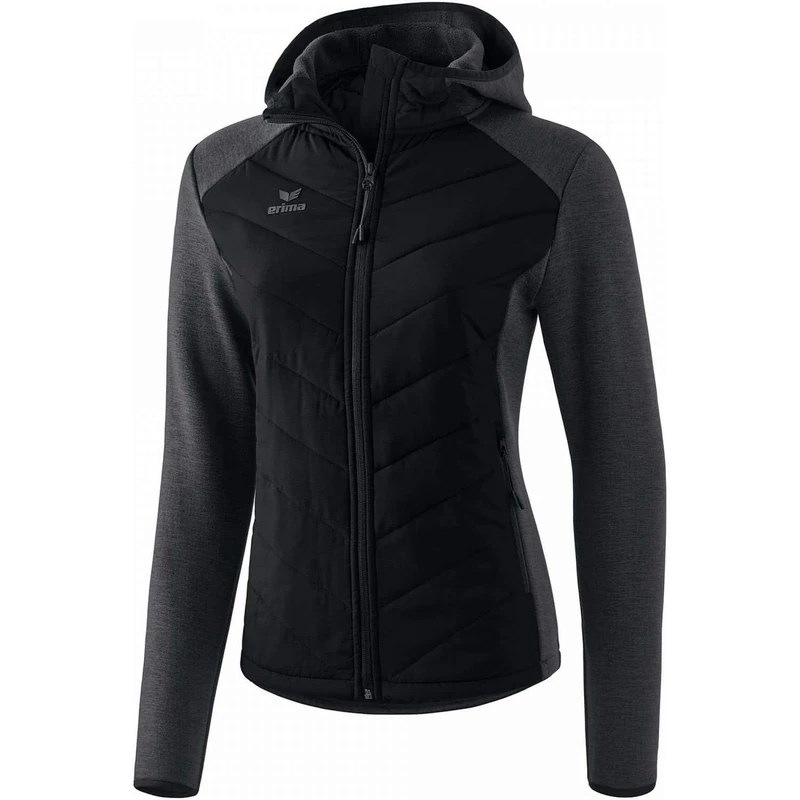 Erima Women Quilted Jacket - Black, Size 38