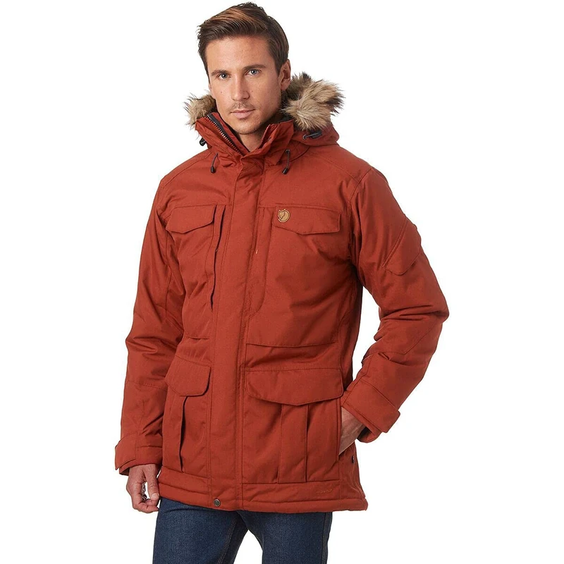 Fjallraven Herren Yupik Parka M Sport Jacket, Autumn Leaf, L