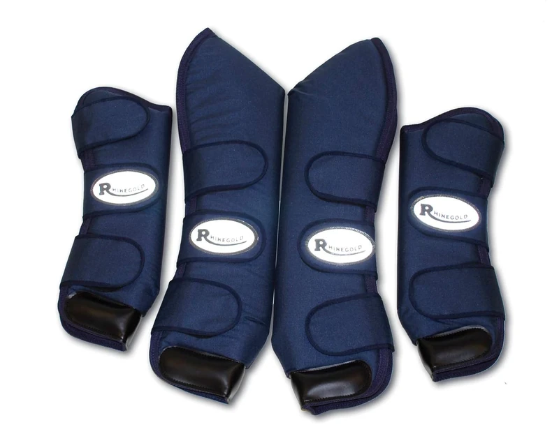 Rhinegold Full Length Ripstop Travel Boots - Pony - Navy
