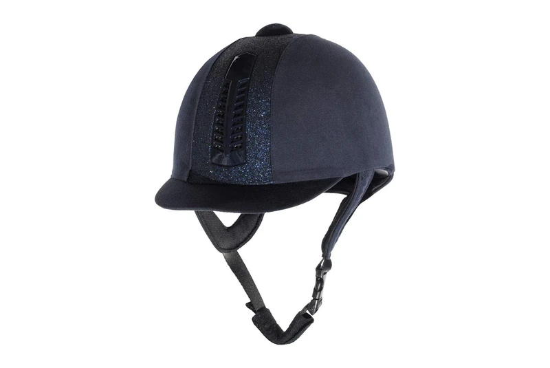Rhinegold 0 Rhinegold Glitter Pro Hat-6.1/2-navy Riding Hat, Navy, 6. 1 2 UK