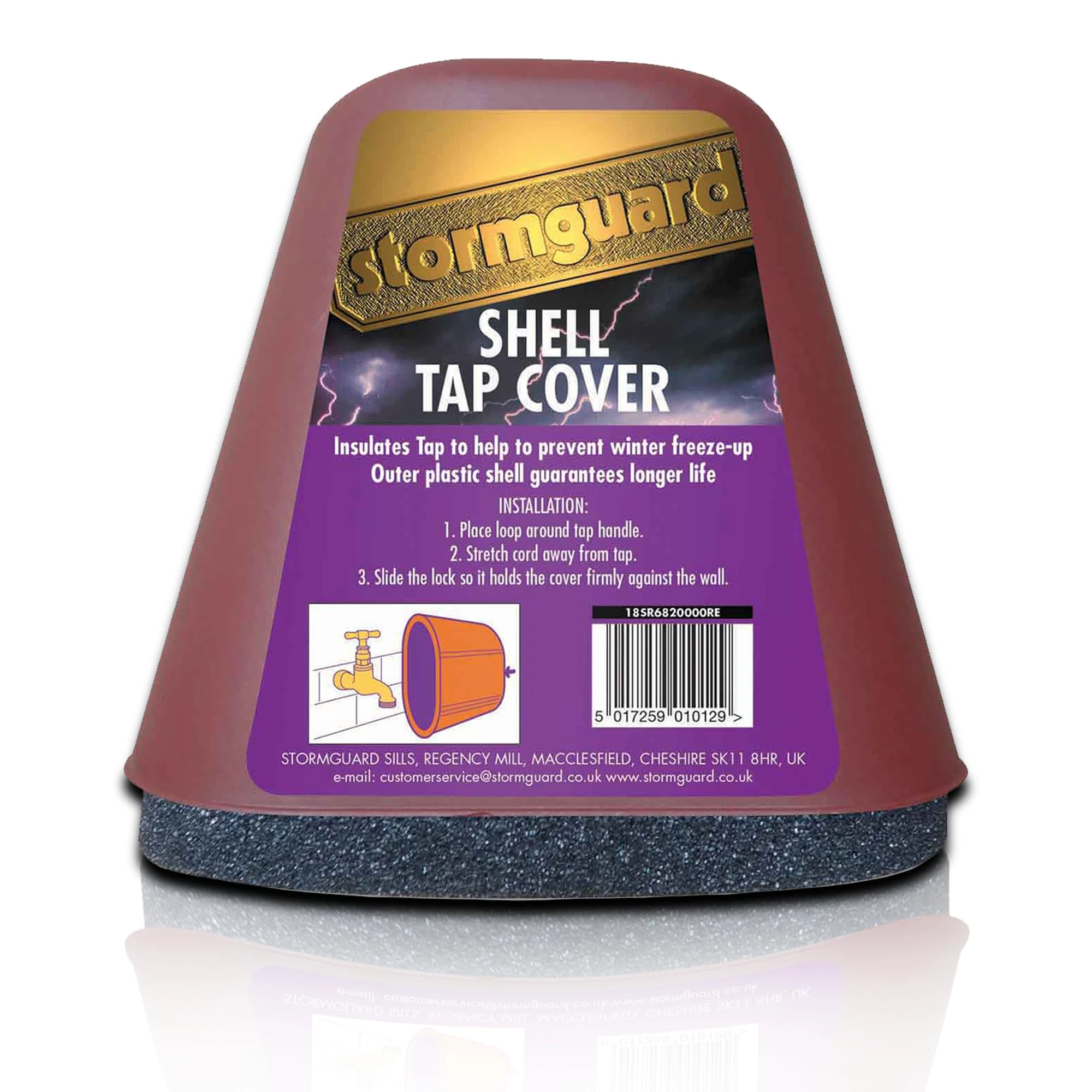 Stormguard Insulated Outside Tap Cover – Thermal Outdoor Faucet Jacket, Weatherproof Freeze Protection for Garden Taps, Easy Fit, Heavy Duty, Prevents Burst Pipes & Winter Damage