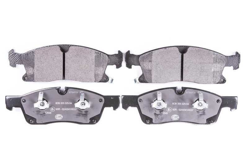 HELLA 8DB 355 025-541 Brake pad set - with acoustic wear warning - T2648 - for e.g. JEEP