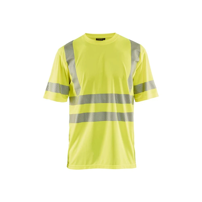 Blaklader 3420101333004XL UV High Vis T-Shirt, High Vis Yellow, Size 4XL