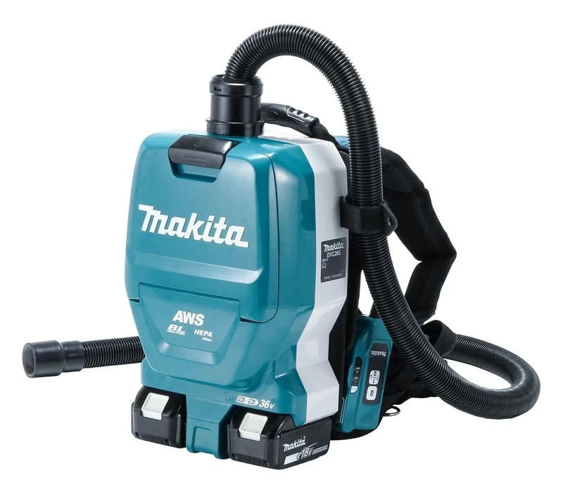 Makita DVC265ZXU Twin 18V (36V) Li-ion LXT Brushless Backpack Vacuum Cleaner - Batteries and Charger Not Included