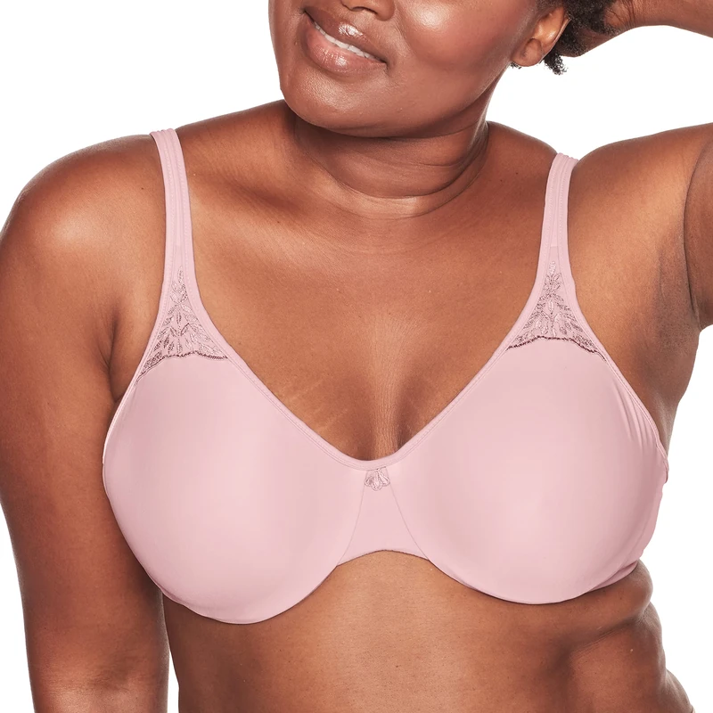 Bali womens3385Passion for Comfort Minimizer Underwire Bra Short Sleeve Minimizer Bra - Pink - 423D US