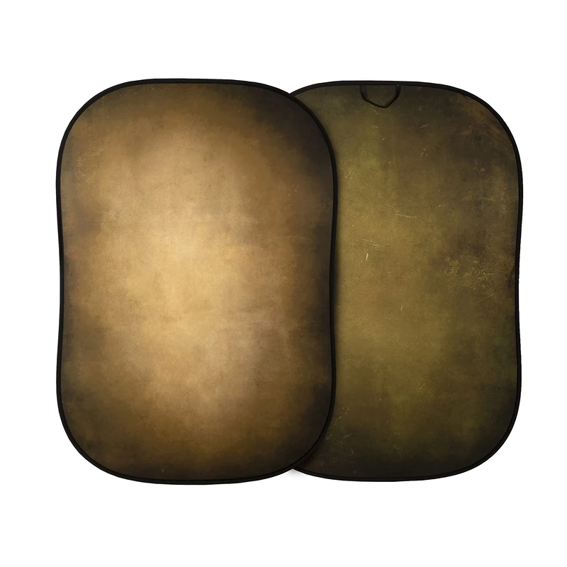 Manfrotto Vintage Collapsible Background 1.5 x 2.1m Tobacco/Olive