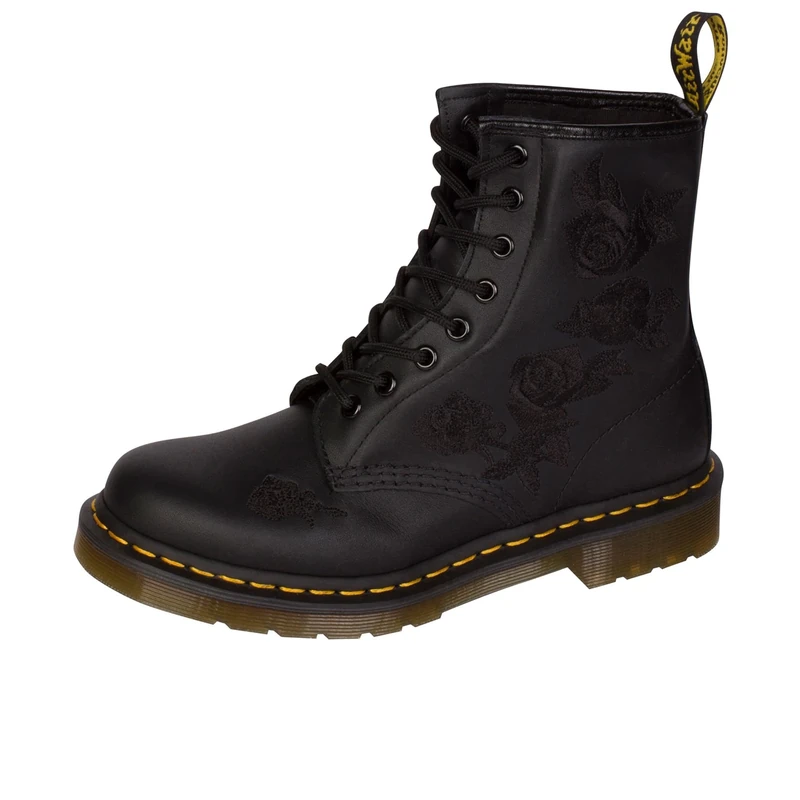 Dr. Martens 24985001 8 Eye Boot Women Black Softy T UK 4