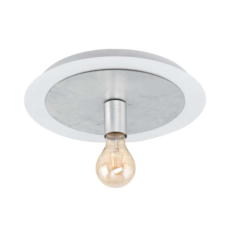 EGLO Passano Ceiling Light, Steel, 4 W, White, Silver
