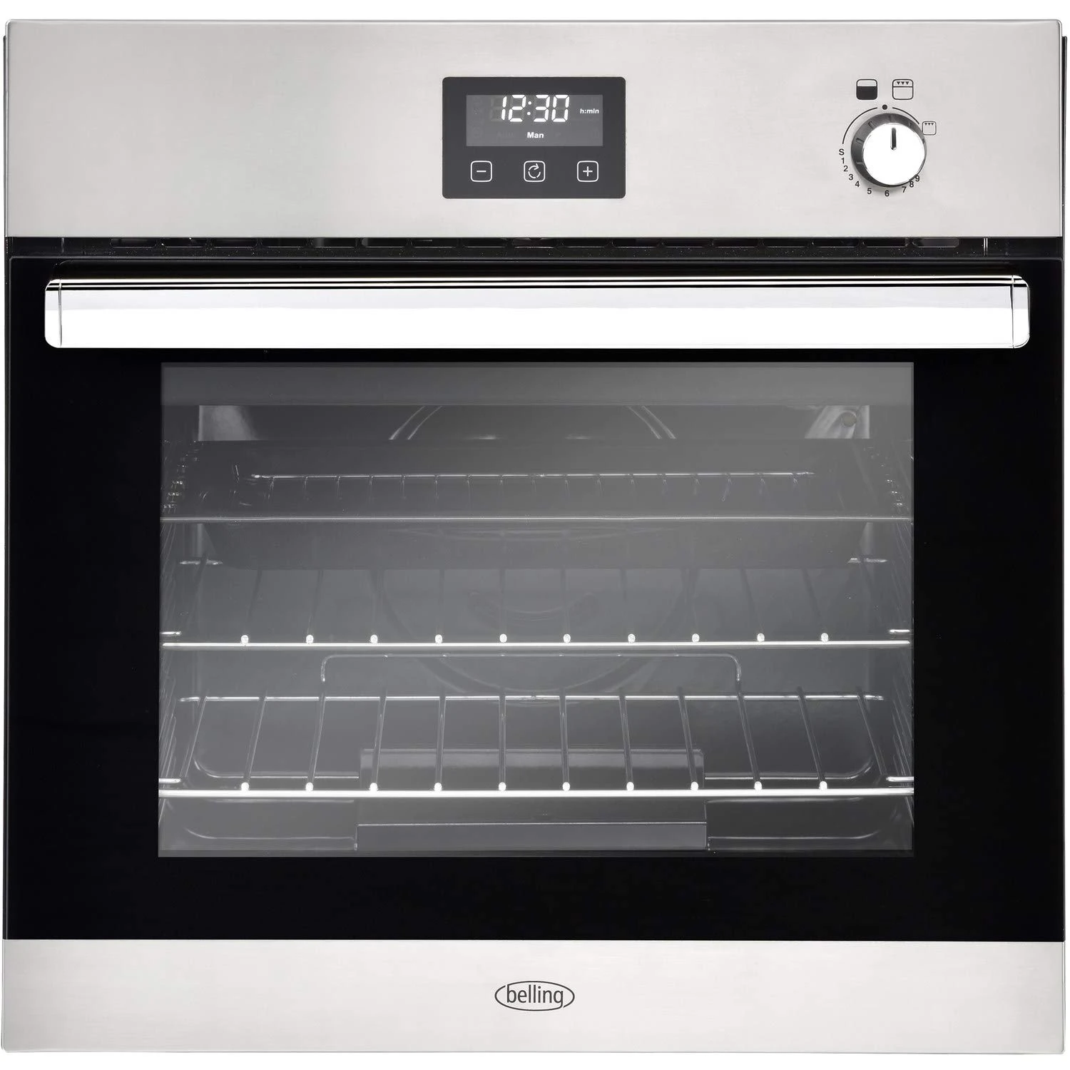 Belling BI602G 69L Built-in Single Gas Oven - Stainless Steel