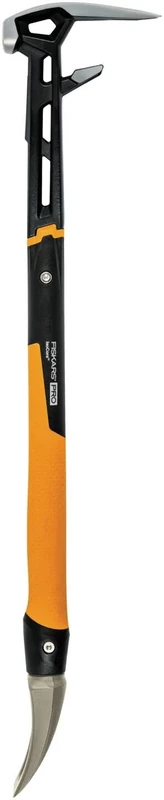 Fiskars Demolition Tool IsoCore L for a Variety of Demolition Jobs, Length: 75.3 cm, Weight: 2.6 kg, Black/Orange, 1027221