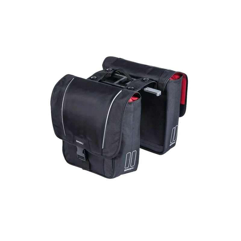 Basil Sport Design MIK Double Pannier Bag, Black, 32 Litre