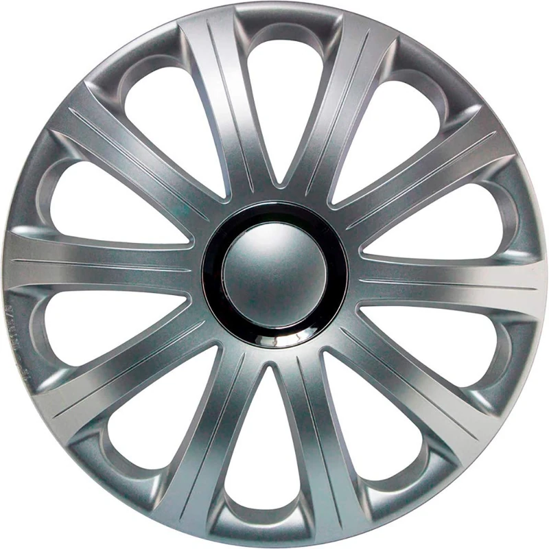J-Tec Set wheel covers Modena 16-inch silver + chrome ring