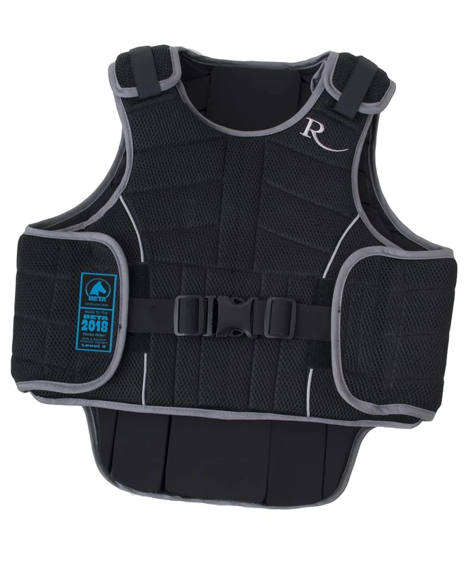 Rhinegold Pro Comfort Body Protector, X Large, Black