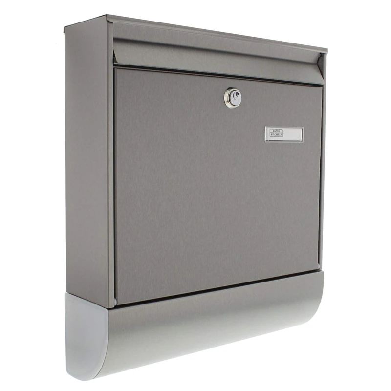 Burg-Wächter 39690 Letterbox Borkum-Set 38770 NI, Stainless Steel