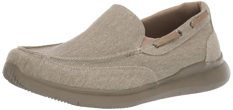 Propét Men's Viasol Loafer, Tan, 9.5 UK