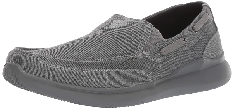 Propét Men's Viasol Loafer, Grey, 10 UK
