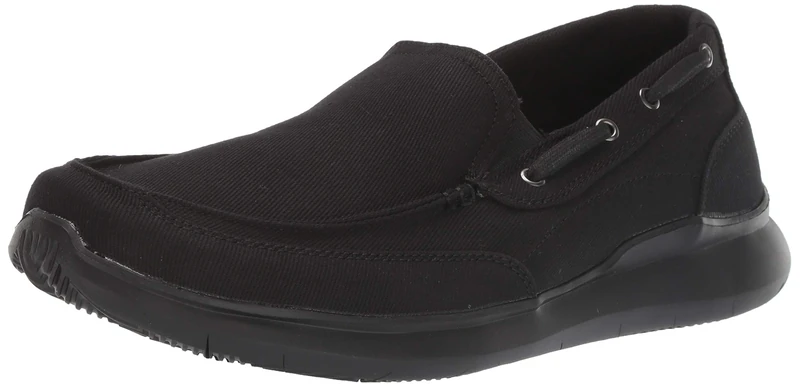 Propét Men's Viasol Loafer, Black, 15 UK