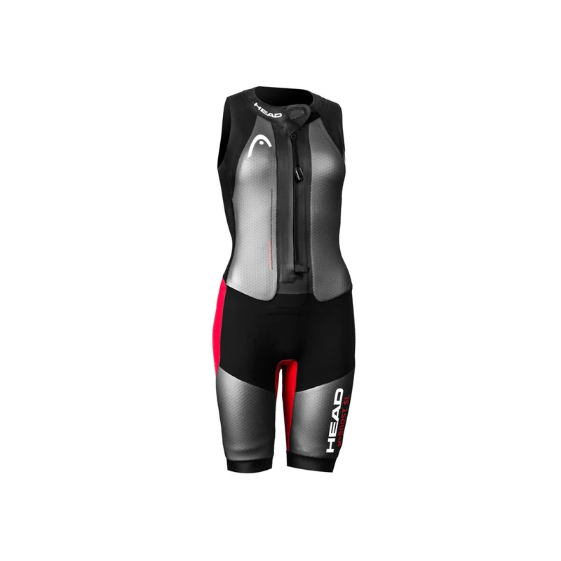 HEAD Mr Myboost SL Lady Wetsuit, Women, Black-Silver-Red, XL