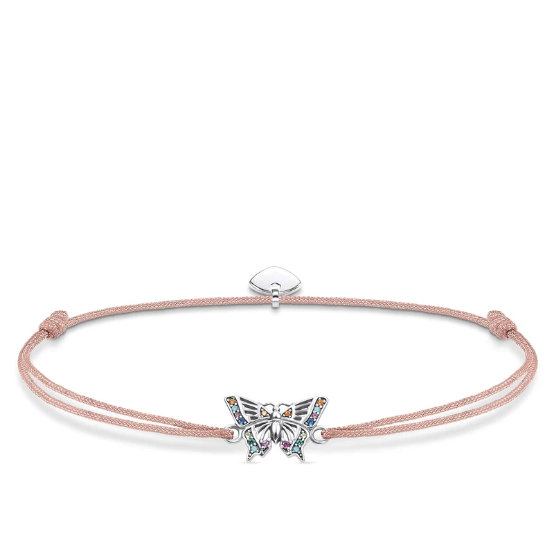 Thomas Sabo Women Bracelet Butterfly Little Secret 925 Sterling Silver LS082-640-7-L20v